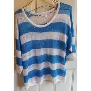 Boston Proper Sequin Sweater